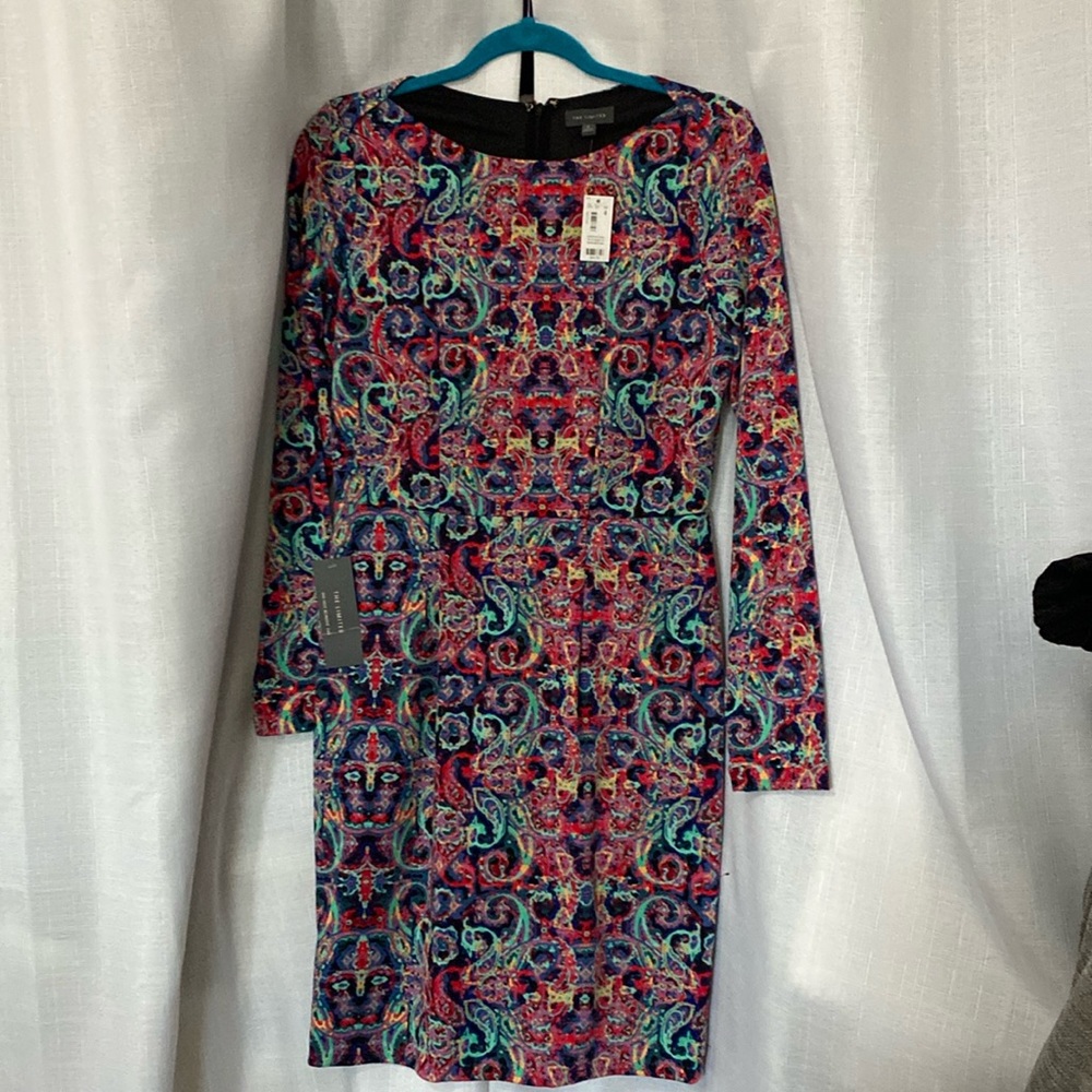 The Limited Watercolor Stretch Dress
